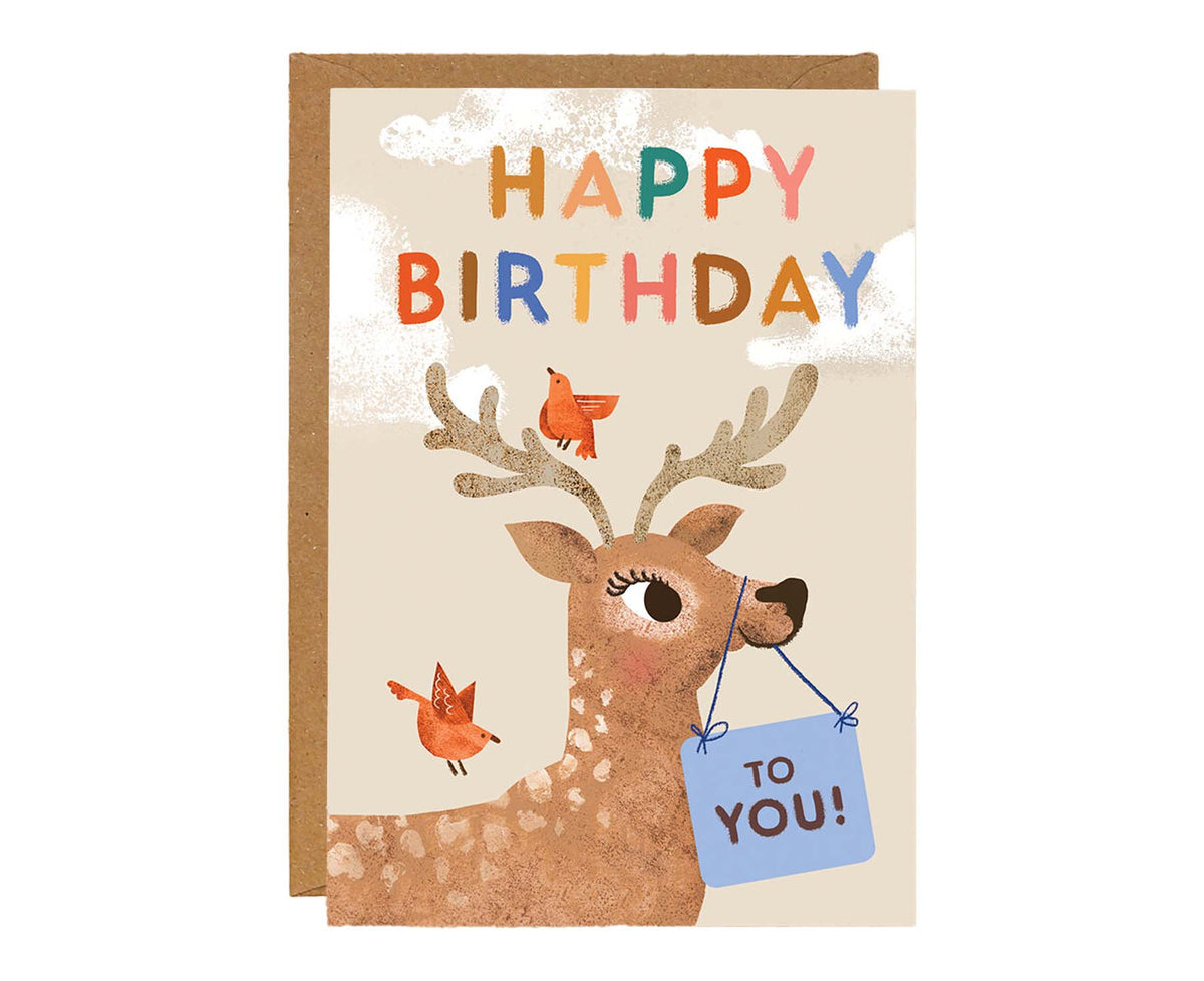 Pack of 6 Animal Menagerie Kids Birthday Cards