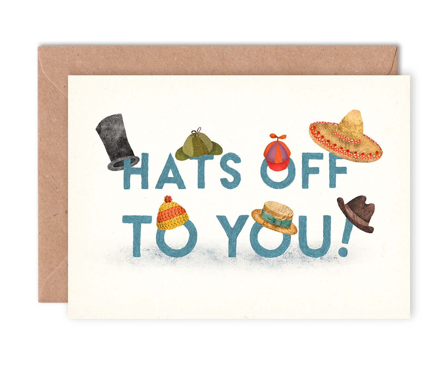 Hats Off To You Congratulations Card