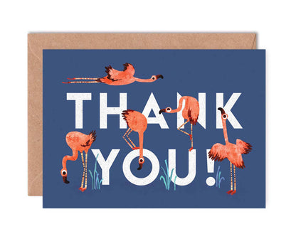 Pack of 6 Assorted Animals Thank You Cards