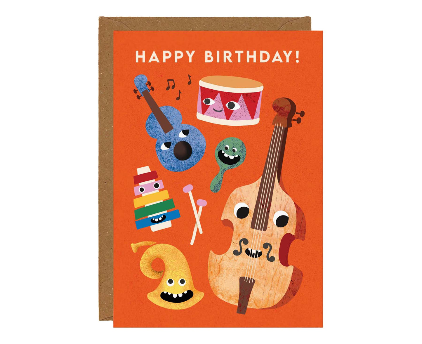 Pack of 6 Funny Faces Kids Birthday Cards