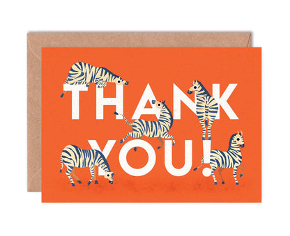 Pack of 6 Assorted Animals Thank You Cards