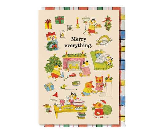 Merry Everything Richard Scarry Christmas Card
