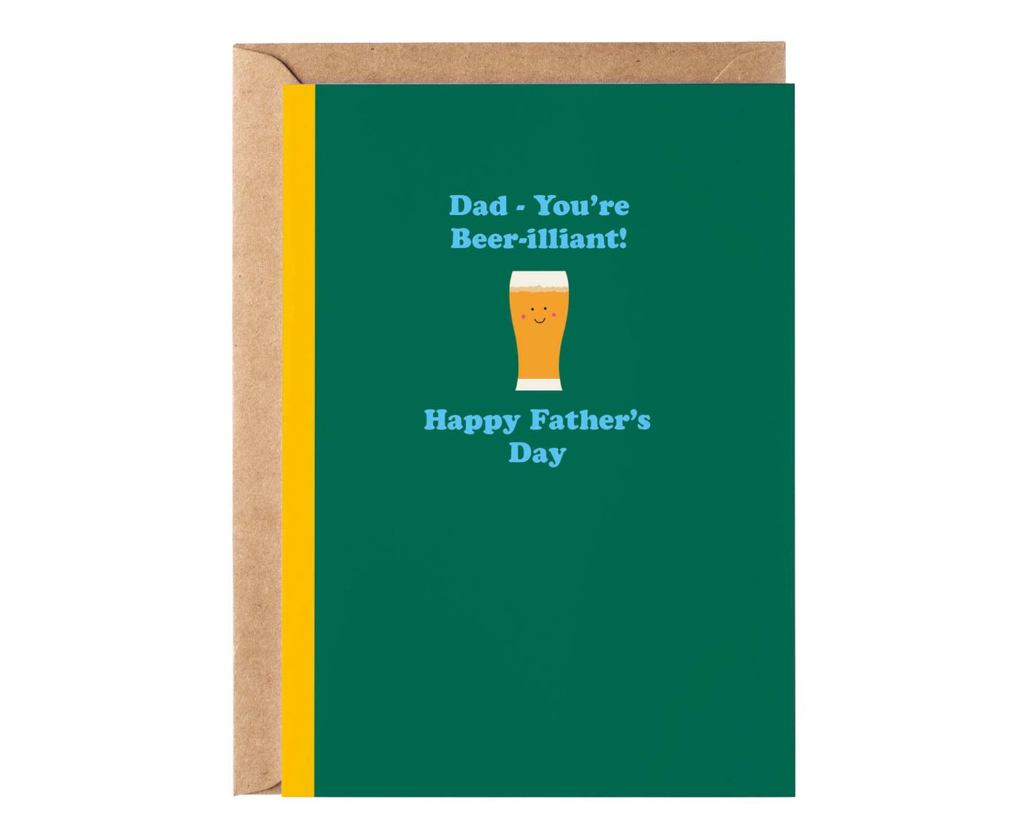 You're Beer-illiant! Beer Father's Day Card