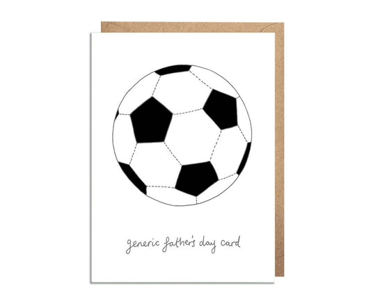 Generic Football Father's Day Card