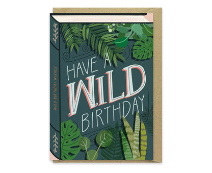 Wild Birthday Book Birthday Card