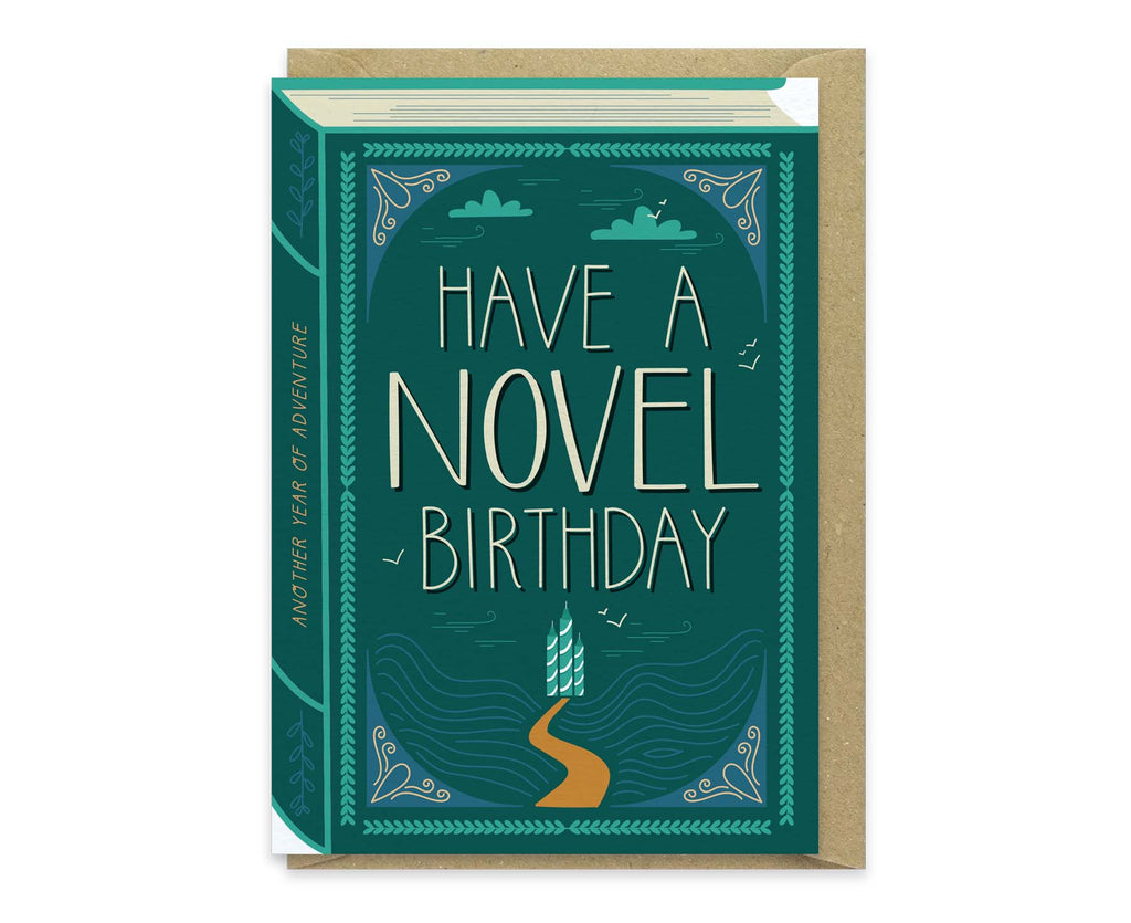 Have A Novel Birthday Book Birthday Card