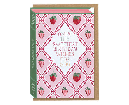 Sweetest Birthday Wishes Book Birthday Card