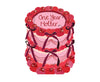One Year Hotter Spot Varnish Cutout Cake Birthday Card