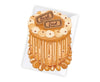 Best Dad Spot Varnish Cutout Caramel Cake Father's Day Card