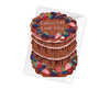 Calories Don’t Count Spot Varnish Cutout Chocolate Cake Birthday Card
