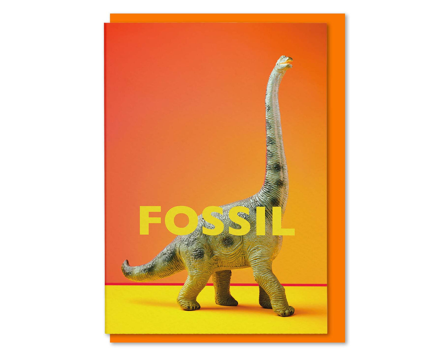 Fossil Dinosaur Toy Birthday Card