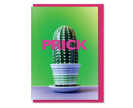 Prick Cactus Greetings Card