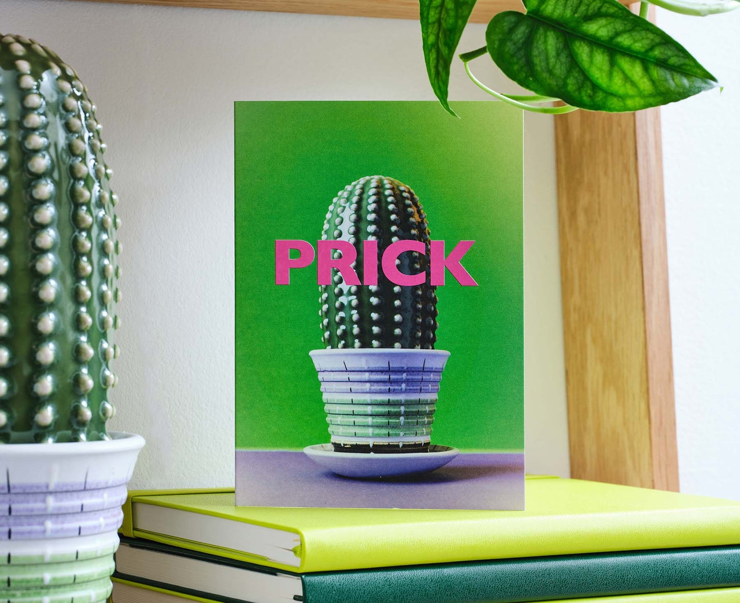 Prick Cactus Greetings Card