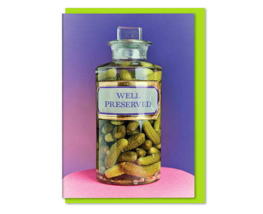 Well Preserved Medicine Jar Birthday Card
