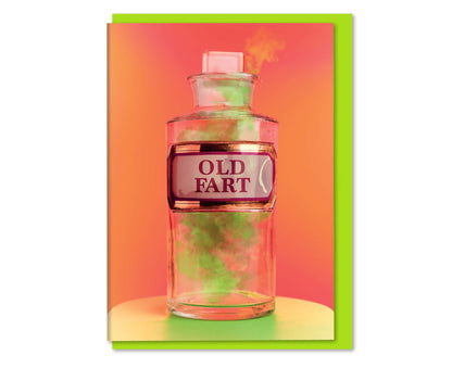Old Fart Medicine Jar Birthday Card