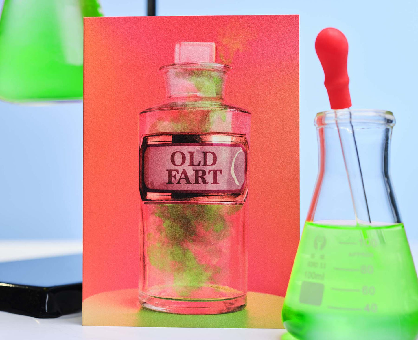 Old Fart Medicine Jar Birthday Card