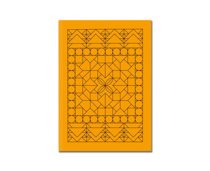 A5 Geo Series Citrine Yellow Journal / Notebook