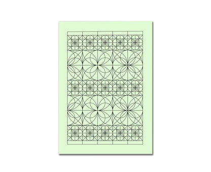 A5 Geo Series Powder Green Journal / Notebook