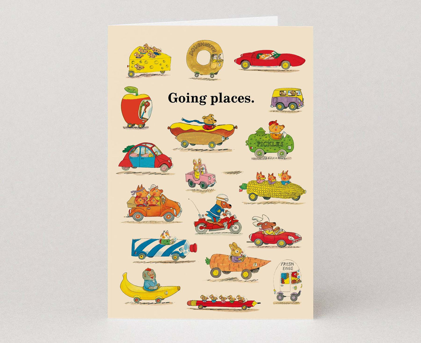 Going Places Richard Scarry Greeting Card