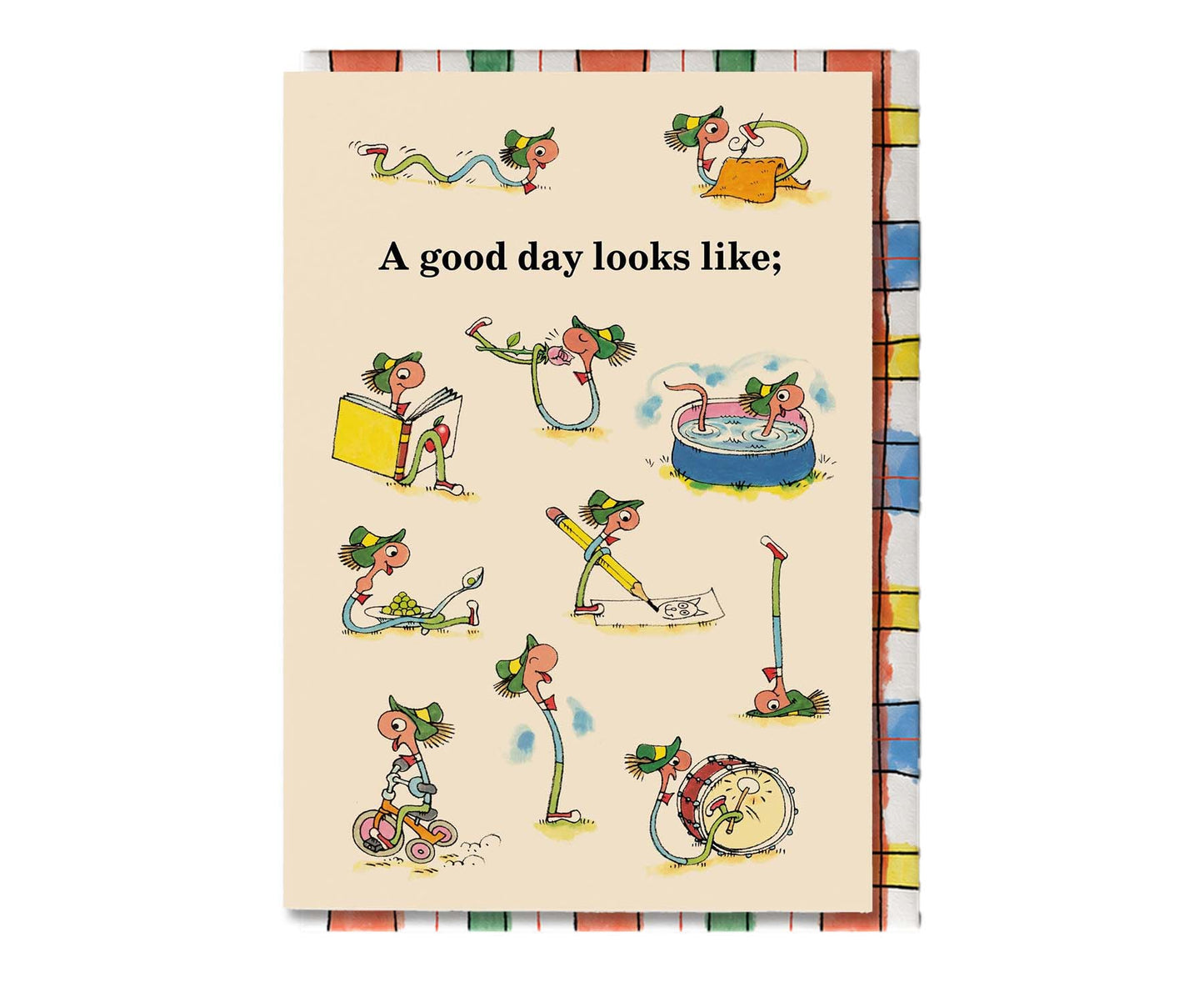 A Good Day Looks Like Richard Scarry Card