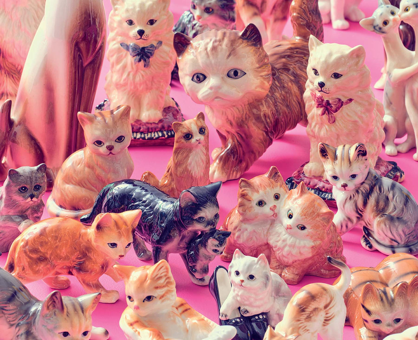 Kitsch Cat Ornaments Wrapping Paper