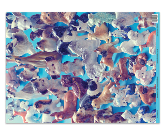 Kitsch Dog Ornaments Wrapping Paper