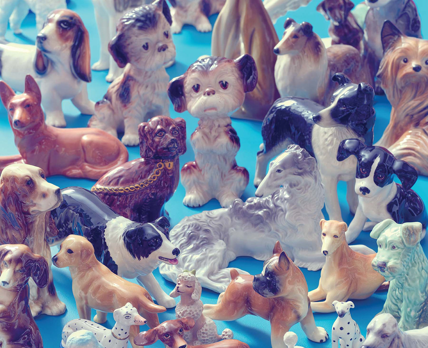 Kitsch Dog Ornaments Wrapping Paper