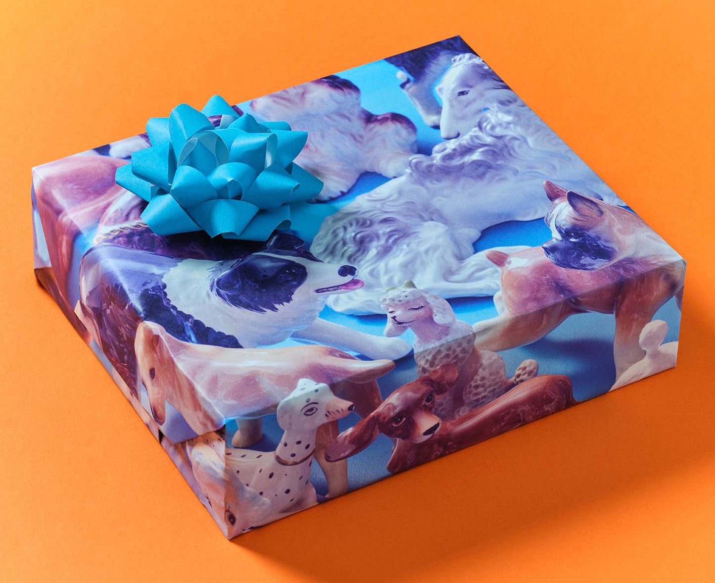 Kitsch Dog Ornaments Wrapping Paper