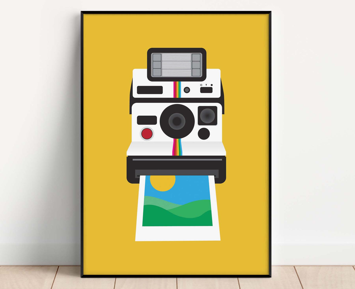 Instant Camera Landscape Print