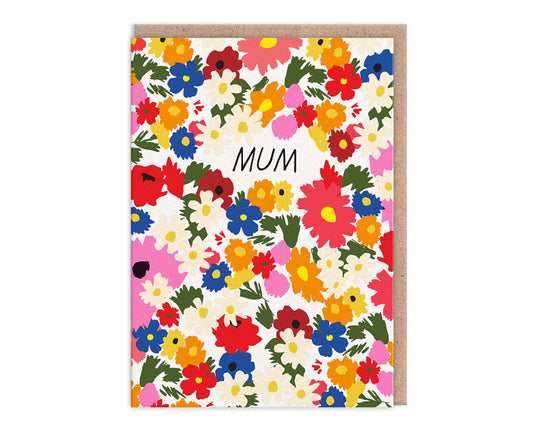 Floral Mum Mother's Day Card