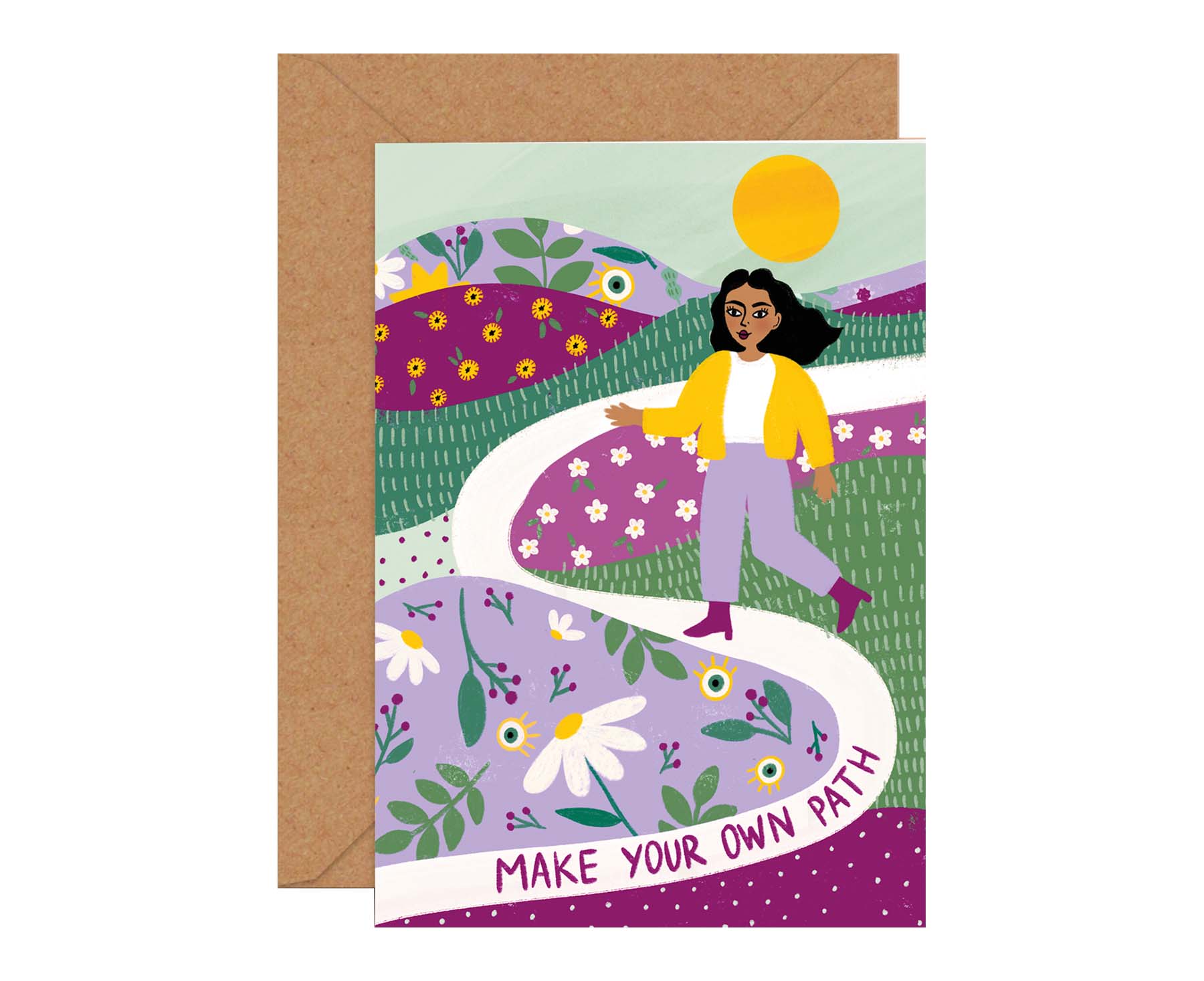 Make Your Own Path card – The Letter Arty