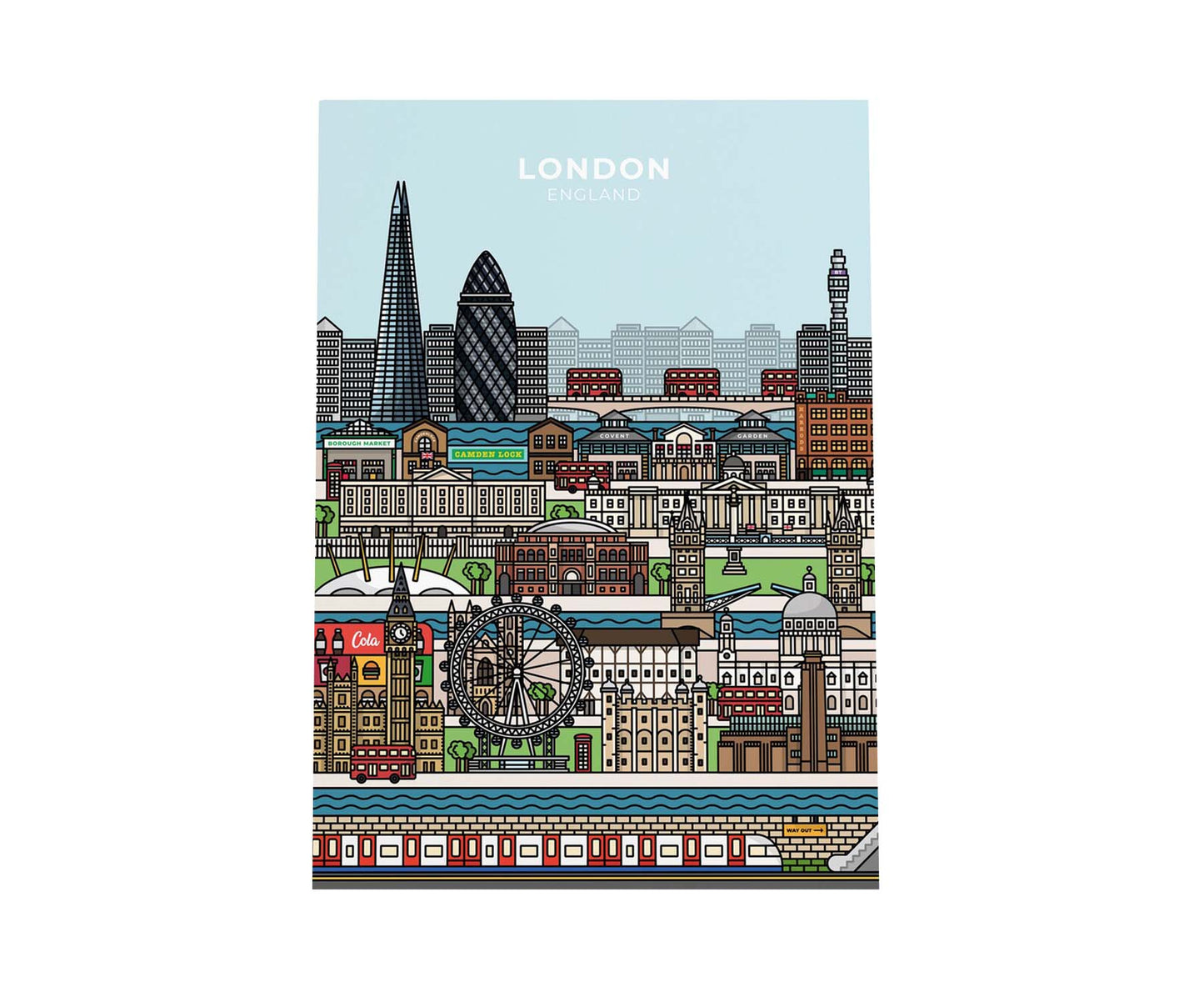 London Landmarks Print