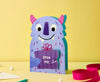 Monster Birthday! Monster Die Cut Kids Birthday Card