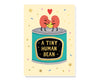 Tiny Human Bean Gold Foiled New Baby Card