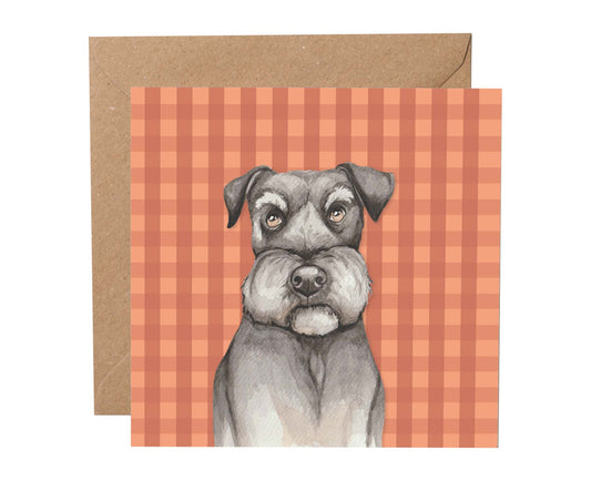 Hamish Schnauzer Dog Card