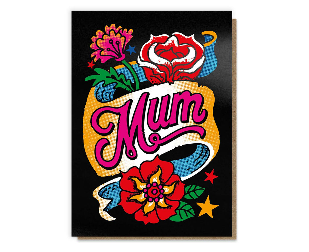 Mum Tattoo Card