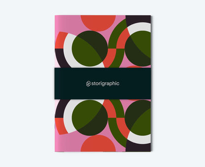 Pack of 3 Imprint Series A6 Blank Notebooks