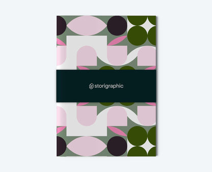 Pack of 3 Imprint Series A6 Blank Notebooks