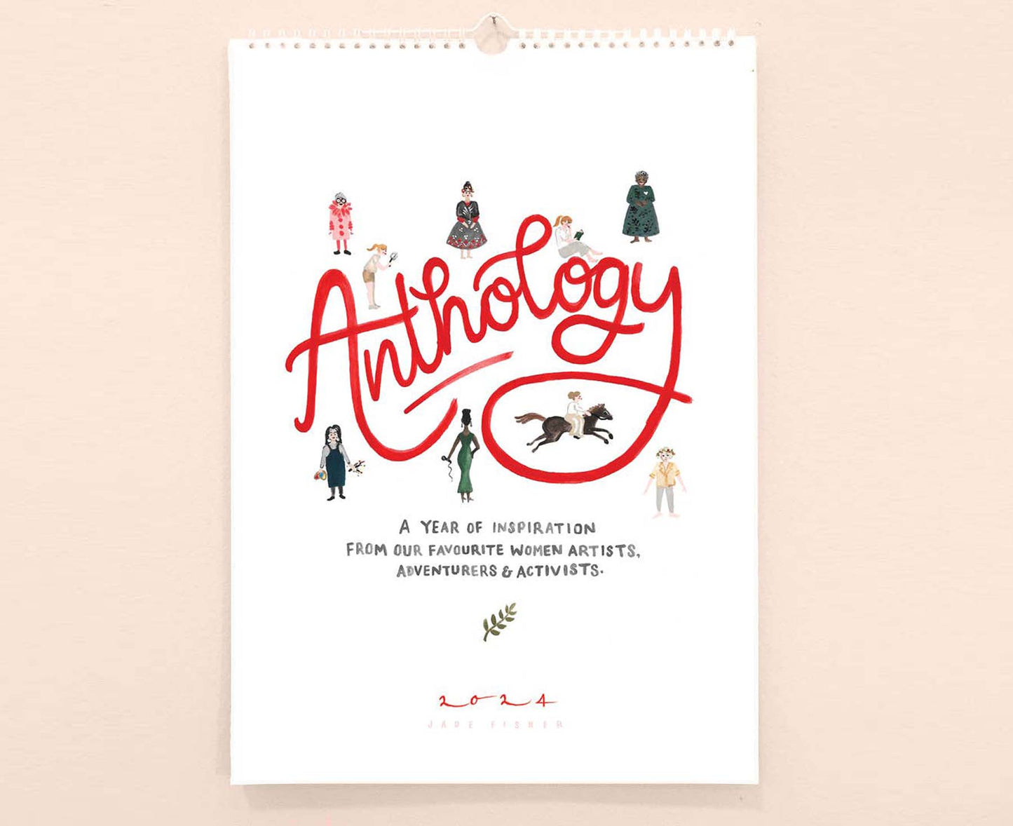 Anthology 2024 Inspirational Women Wall Calendar