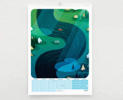 Calendar for Introverts 2024 Wall Calendar