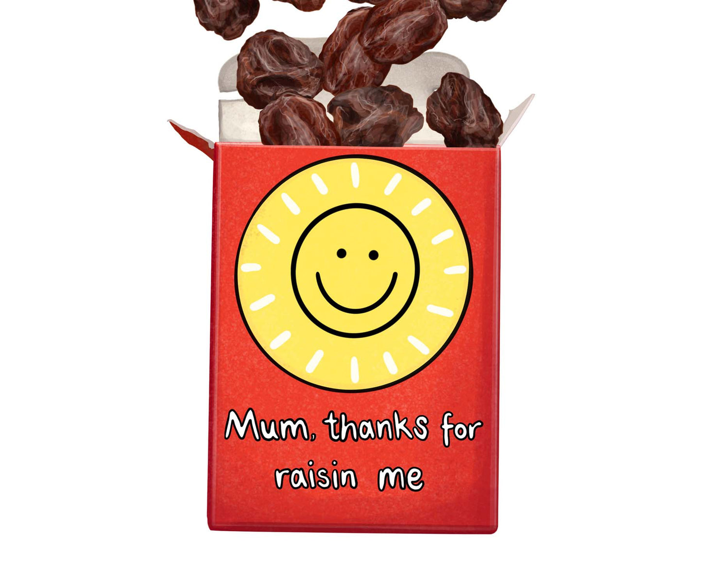 Mum, Thanks For Raisin Me Mother's Day Card