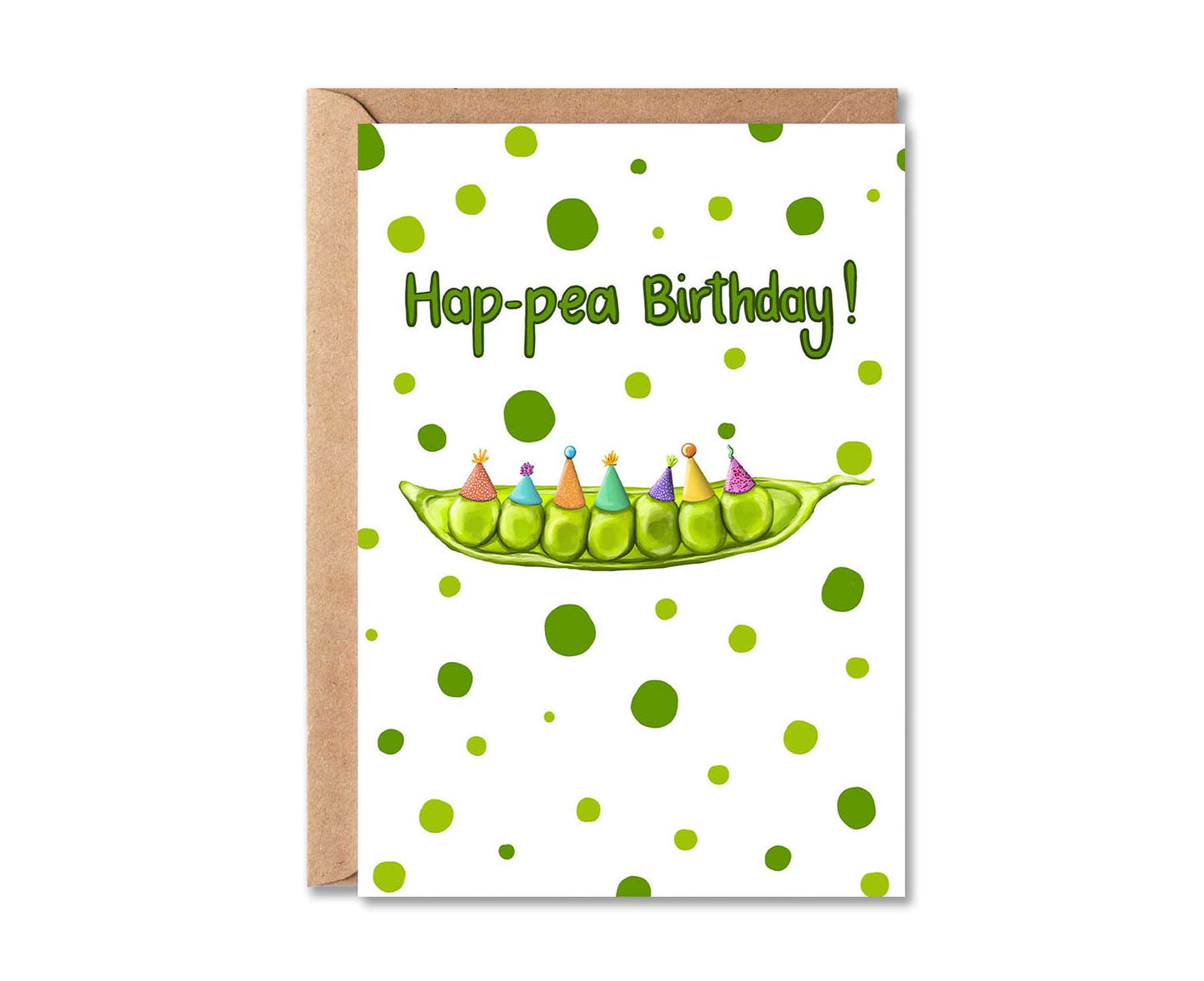 Hap-pea Birthday Peas in a Pod Birthday Card