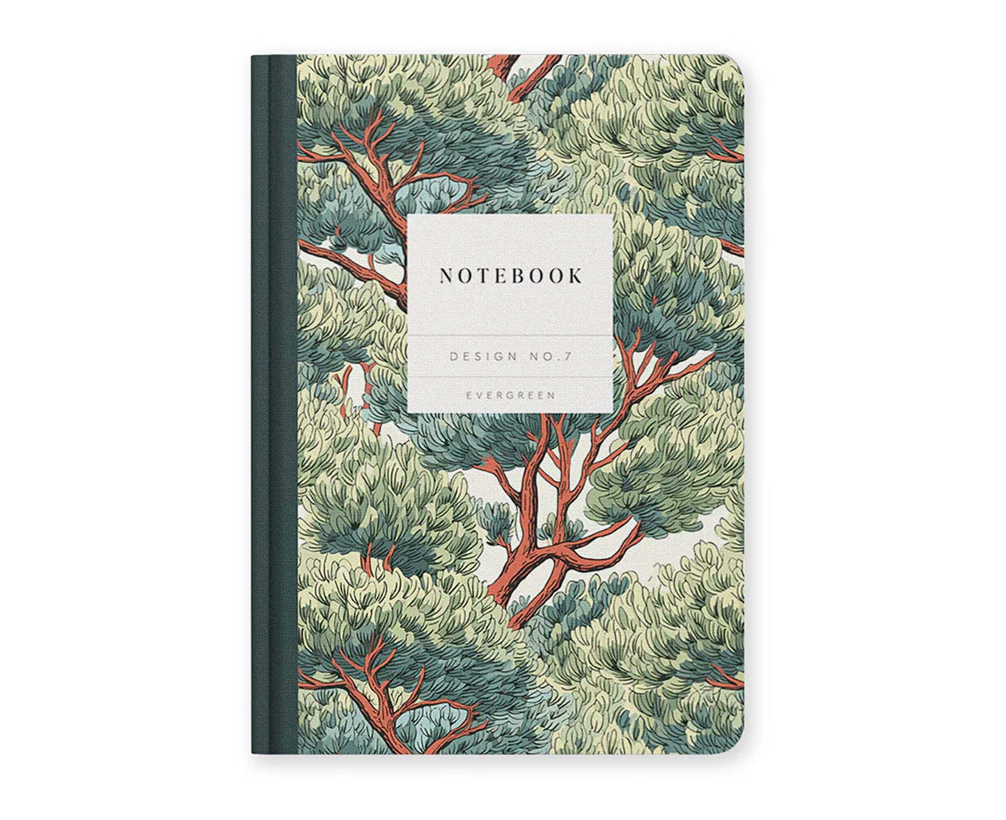 Evergreen Tree Canopy A5 Hardback Lined Notebook
