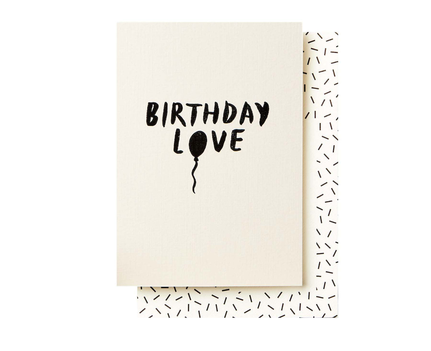 Handprinted Birthday Love Balloon Birthday Card