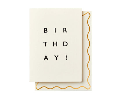 Handprinted Birthday! Birthday Card