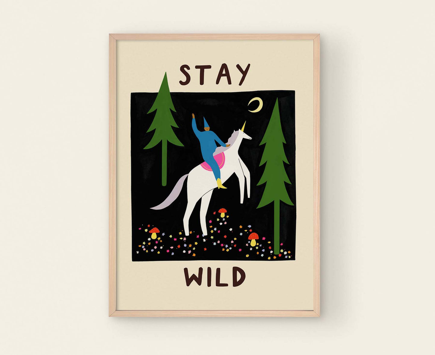 Stay Wild Horse Print