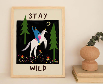 Stay Wild Horse Print