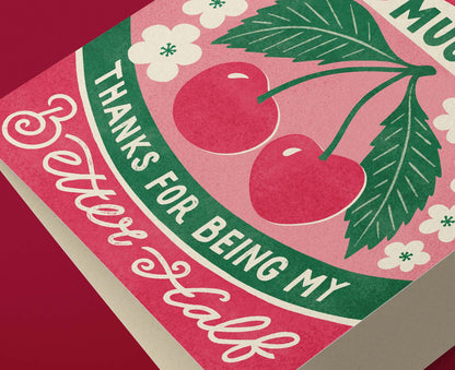 Love You Cherry Much Vintage Seed Packet Valentine's / Anniversary Card