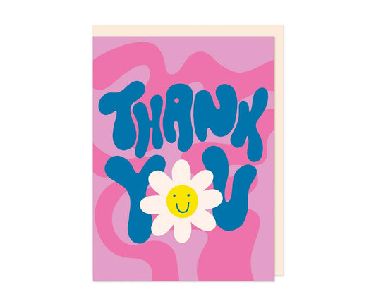 Thank You embossed mini thank you card