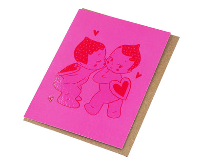 Love Cherubs mini love card